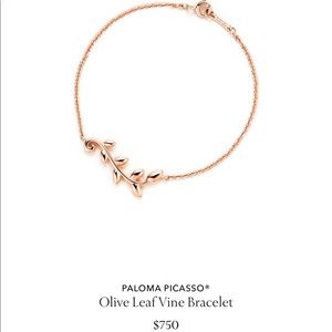 18k olive leaf bracelet